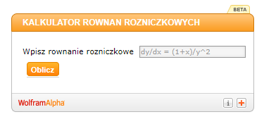 Kalkulator Do Rownan Rozniczkowych Blog Etrapez