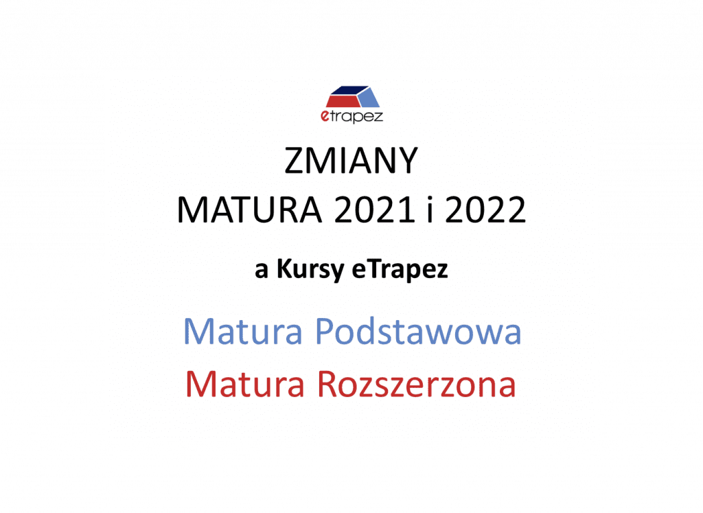 Zmiany 2021 i 2022 - poczatek