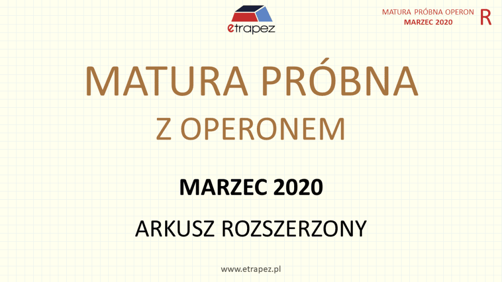 Operon (marzec 2020) ROZSZ - Początek